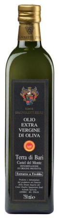 1 l Olivenöl "Extra Vergine"  teilfiltriert - CONTE SPAGNOLETTI ZEULI  Mind. haltbar bis 04/2025
